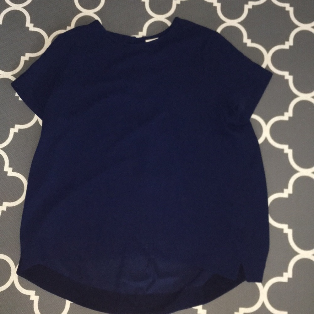 Navy Blue High low top